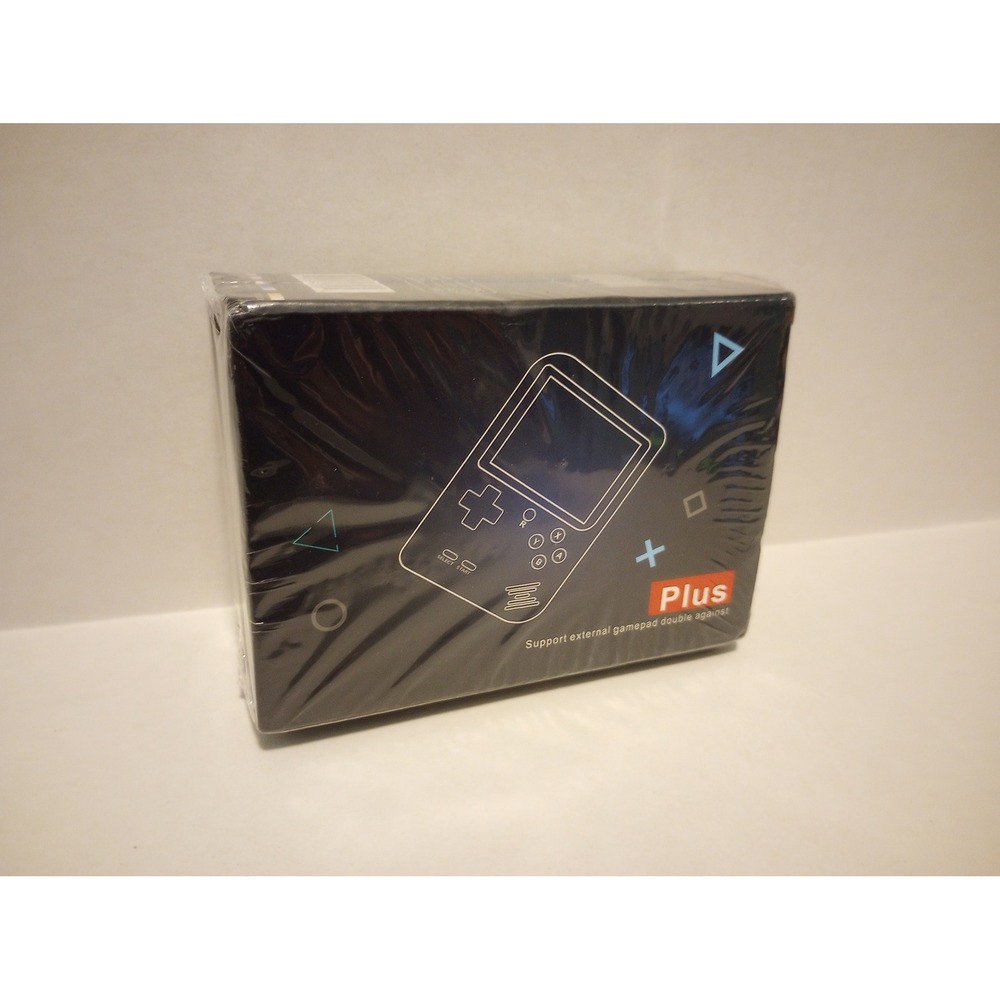 Plus 400 in 1  Retro Handheld Game Console 3.0 Inch LCD Screen Black New Sealed